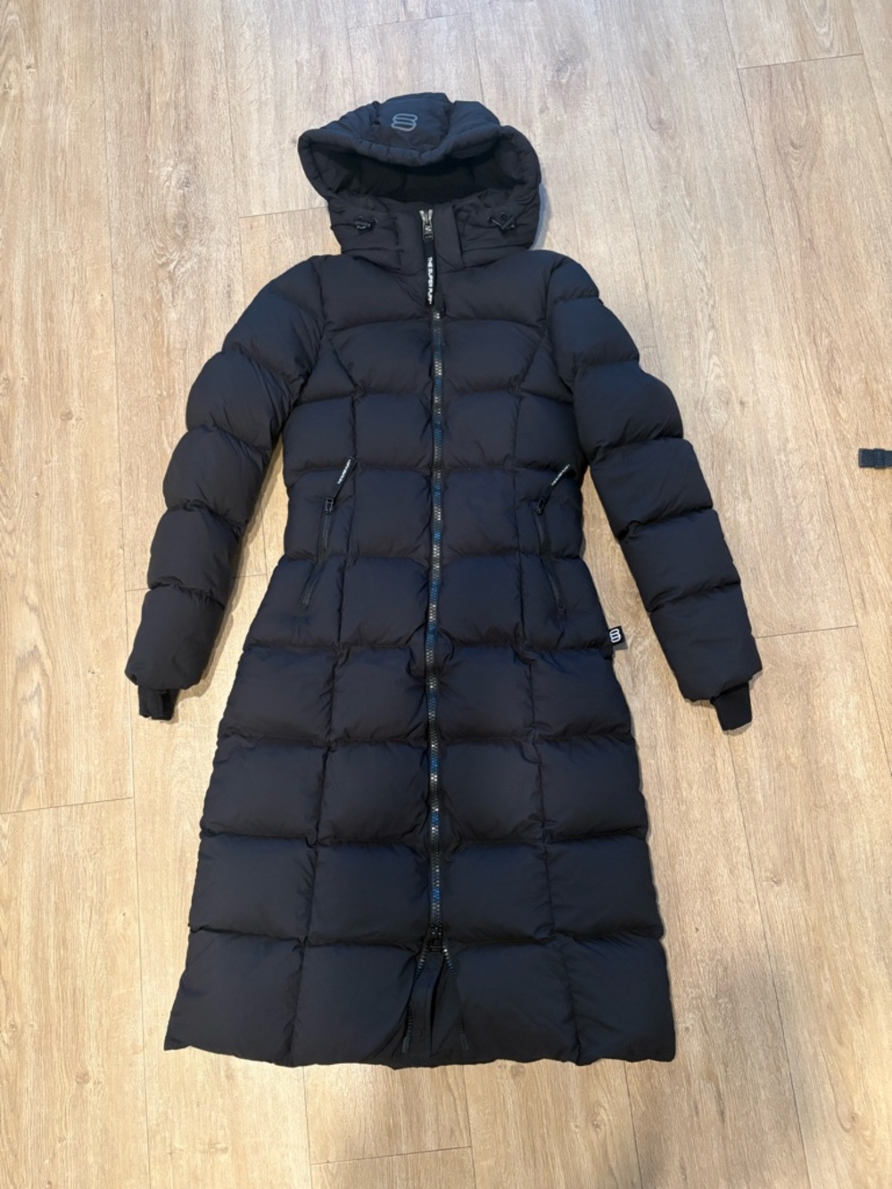 Aritzia Black Long Super Puff